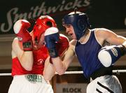 11 January 2007; Shane McKeown, right, in action against William McLaughlin. Smithwicks Ulster Senior Amateur Boxing Championship Finals, Ulster Hall, Belfast, Co. Antrim. Picture credit: Oliver McVeigh / SPORTSFILE