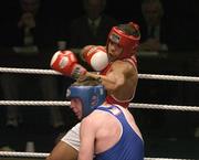 26 January 2007; Darren Sutherland, red, in action against Edward Healy. National Senior Boxing Championship Semi Finals, National Stadium, Dublin. Picture credit: Ray Lohan / SPORTSFILE *** Local Caption ***