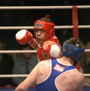 26 January 2007; Darren Sutherland, red, in action against Edward Healy, National Senior Boxing Championship Semi Finals, National Stadium, Dublin. Picture credit: Ray Lohan / SPORTSFILE *** Local Caption ***
