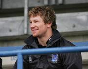 27 January 2007; Subsitute Jerry Flannery, Shannon, watching the first half from the stand. AIB League Division 1, Shannon v UCD, Thomond Park, Co. Limerick. Picture Credit: Kieran Clancy / SPORTSFILE