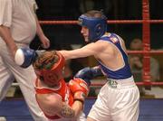 26 January 2007; Ryan Lindberg, right, in action against Carl Frampton. National Senior Boxing Championship Semi Finals, National Stadium, Dublin. Picture credit: Ray Lohan / SPORTSFILE *** Local Caption ***