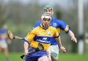 28 January 2007; Tyrone Kearse, Clare, in action against Declan Fanning, Tipperary. Waterford Crystal Cup Semi Final, Clare v Tipperary, Meelick, Co. Clare. Picture Credit: Kieran Clancy / SPORTSFILE