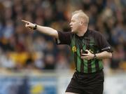28 January 2007; Referee Derek Fahy during the game. O'Byrne Cup Final, Laois v Dublin, O'Connor Park, Tullamore, Co. Offaly. Picture Credit: David Maher / SPORTSFILE