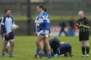 28 January 2007; Darren Rooney, Laois, is sent off by referee Derek Fahy. O'Byrne Cup Final, Laois v Dublin, O'Connor Park, Tullamore, Co. Offaly. Picture Credit: David Maher / SPORTSFILE