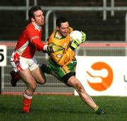 28 January 2007; Brendan Devenny, Donegal, in action against Enda McNulty, Armagh. McKenna Cup Semi Final, Armagh v Donegal, Healy Park, Omagh, Co. Tyrone. Picture Credit: Oliver McVeigh / SPORTSFILE
