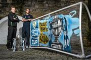 9 September 2014; Pictured ahead of the 2014 FAI Ford Cup Quarter-Final fixtures are Simon Madden, Shamrock Rovers, and Kurtis Byrne, Dundalk. Ford are calling on all Irish football fans to vote for their “New Focus Man of the Round” at facebook.com/FordIreland after each round of this year’s FAI Cup. Every person who votes will be entered into a draw for some fantastic prizes including fuel vouchers and a HD 3DTV. For more information see facebook.com/FordIreland. Ford FAI Cup Quarter-Final press conference, Merrion Square, Dublin. Picture credit: David Maher / SPORTSFILE