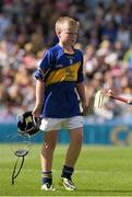 7 September 2014; Tiarnan O'Neill, St. Canices', Dungiven, Co. Derry, representing Tipperary, during the INTO/RESPECT Exhibition GoGames. Croke Park, Dublin. Picture credit: Ray McManus / SPORTSFILE