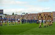 7 September 2014; The Tipperary and Kilkenny teams parade behind the Artane School of Music Band before the game. GAA Hurling All Ireland Senior Championship Final, Kilkenny v Tipperary. Croke Park, Dublin. Picture credit: Piaras Ó Mídheach / SPORTSFILE