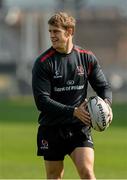 11 September 2014; Ulster's Andrew Trimble, in action during the captain's run ahead of their Guinness PRO12, Round 2, game against Zebre on Friday. Ulster Rugby Squad Captain's Run, Kingspan Stadium, Ravenhill Park, Belfast, Co. Antrim. Picture credit: Oliver McVeigh / SPORTSFILE