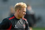11 September 2014; Ulster's Stuart Olding, during the captain's run ahead of their Guinness PRO12, Round 2, game against Zebre on Friday. Ulster Rugby Squad Captain's Run, Kingspan Stadium, Ravenhill Park, Belfast, Co. Antrim. Picture credit: Oliver McVeigh / SPORTSFILE
