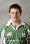 29 January 2007; Sean O'Brien, Ireland Rugby U20 Squad. Jurys Montrose Hotel, Stillorgan Road, Dubllin. Picture credit: Brendan Moran / SPORTSFILE