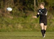 29 January 2007; Hooker Jerry Flannery in action during Ireland rugby squad training. St Gerard's School, Bray, Co. Wicklow. Picture Credit: Brendan Moran / SPORTSFILE