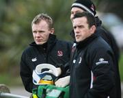 30 January 2007; Ulster Director of coaching Mark McCall, left, watching the game. Ulster A v Munster A. Shawsbridge Rugby Ground, Belfast, Co. Antrim. Picture Credit: Oliver McVeigh / SPORTSFILE