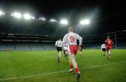 30 January 2007; Tyrone players make their way onto the pitch for training in Croke Park in advance of their Allianz NFL game against Dublin. Croke Park, Dublin. Picture Credit: Brian Lawless / SPORTSFILE