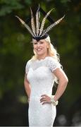 13 September 2014; Racegoer Dawn Leadon-Bolger, from Baltinglass, Co. Wicklow at the Leopardstown Racecourse during the Irish Champions Weekend, Leopardstown, Co. Dublin. Picture credit: Matt Browne / SPORTSFILE