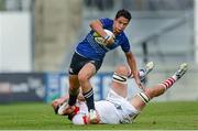 13 September 2014; Joseph Carbery , Leinster, is tackled by Callum Irvine, Ulster. Under 20 Interprovincial, Ulster v Leinster, Kingspan Stadium, Ravenhill Park, Belfast, Co. Antrim. Picture credit: Oliver McVeigh / SPORTSFILE