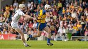 13 September 2014; Paul Kenny, Roscommon, in action against Kevin Murphy, Kildare. Bord Gáis Energy GAA Hurling Under 21 All-Ireland 'B' Championship Final, Roscommon v Kildare. Semple Stadium, Thurles, Co. Tipperary. Picture credit: Ray McManus / SPORTSFILE
