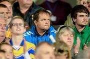 13 September 2014; Clare senior hurling manager Davy Fitzgerald watches the game . Bord Gáis Energy GAA Hurling Under 21 All-Ireland 'A' Championship Final, Clare v Wexford. Semple Stadium, Thurles, Co. Tipperary. Picture credit: Ray McManus / SPORTSFILE