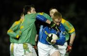 3 February 2007; Dermot McCabe, Cavan, in action against Michael Burke, Meath. Allianz NFL Division 2B, Meath v Cavan, Pairc Tailteann, Navan, Co. Meath. Picture credit: Matt Browne / SPORTSFILE