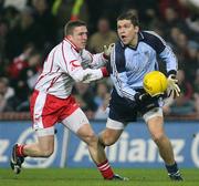 3 February 2007; Conal Keaney, Dublin, in action against Dermot Carlin, Tyrone. Allianz NFL Division 1A, Dublin v Tyrone, Croke Park, Dublin. Picture credit: Oliver McVeigh / SPORTSFILE