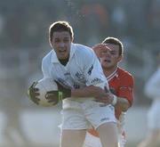 4 February 2007; Mark Scanlon, Kildare, in action against Gareth Swift, Armagh. Allianz NFL, Division 1B, Kildare v Armagh, Conleth's Park, Newbridge, Co. Kildare. Picture credit: David Maher / SPORTSFILE