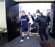 5 February 2007; Dean Shiels, Northern Ireland, arrives for squad training. Newforge Country Club, Belfast, Co. Antrim. Picture Credit: Oliver McVeigh / SPORTSFILE