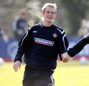 5 February 2007; Dean Shiels, Northern Ireland, during squad training. Newforge Country Club, Belfast, Co. Antrim. Picture Credit: Oliver McVeigh / SPORTSFILE