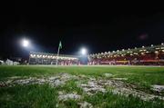 6 February 2007; A frozen Windsor Park. International friendly, Northern Ireland v Wales, Windsor Park, Belfast, Co. Antrim. Picture Credit: Russell Pritchard / SPORTSFILE