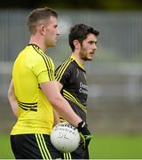 15 September 2014; Donegal's Patrick McBrearty and Ryan McHugh during a squad training and press day ahead of the All-Ireland Senior Football Final. MacCumhaill Park, Ballybofey, Co. Donegal. Picture credit: Oliver McVeigh / SPORTSFILE