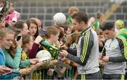 15 September 2014; Kerry's Marc O Sé signs autographs for supporters after a squad training and press day ahead of the All-Ireland Senior Football Final. Fitzgerald Stadium, Killarney, Co. Kerry. Picture credit: Brendan Moran / SPORTSFILE