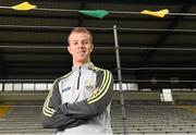 15 September 2014; Kerry captain Fionn Fitzgerald poses for a portrait before a squad training and press day ahead of the All-Ireland Senior Football Final. Fitzgerald Stadium, Killarney, Co. Kerry. Picture credit: Brendan Moran / SPORTSFILE