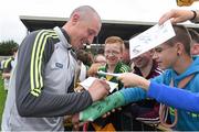 15 September 2014; Kerry's Kieran Donaghy signs autographs for supporters after a squad training and press day ahead of the All-Ireland Senior Football Final. Fitzgerald Stadium, Killarney, Co. Kerry. Picture credit: Brendan Moran / SPORTSFILE