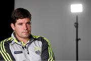 15 September 2014; Kerry manager Eamonn Fitzmaurice is interviewed during a squad training and press day ahead of the All-Ireland Senior Football Final. Fitzgerald Stadium, Killarney, Co. Kerry. Picture credit: Brendan Moran / SPORTSFILE