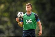 15 September 2014; Leinster's Sam Coglan-Murray during squad training ahead of their side's Guinness PRO12, Round 3, match against Connacht on Friday. Leinster Rugby Squad Training, UCD, Belfield, Dublin. Picture credit: Stephen McCarthy / SPORTSFILE