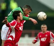 10 February 2007; Gary Smyth, Glentoran, in action against Kevin Braniff, Portadown. Irish Cup, Glentoran v Portadown, The Oval, Belfast, Co. Antrim. Picture Credit: Oliver McVeigh / SPORTSFILE