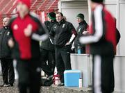 10 February 2007; A dejected looking Glentoran manager Paul Millar during the game. Irish Cup, Glentoran v Portadown, The Oval, Belfast, Co. Antrim. Picture Credit: Oliver McVeigh / SPORTSFILE