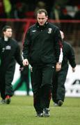10 February 2007; Glentoran manager Paul Millar at the end of the game. Irish Cup, Glentoran v Portadown, The Oval, Belfast, Co. Antrim. Picture Credit: Oliver McVeigh / SPORTSFILE