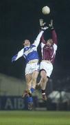 10 February 2007; Brendan Quigley of Laois in action against Paul Geraghty of Galway during the Allianz National Football League, Division 1B Round 2 match between Laois and Galway at O'Moore Park in Portlaoise, Laois. Photo by Pat Murphy/Sportsfile