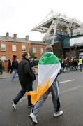 11 February 2007; A general view of supporters arriving outside Croke park before the game. RBS Six Nations Rugby Championship, Ireland v France, Croke Park, Dublin. Picture Credit: David Maher / SPORTSFILE