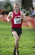 11 February 2007; James McCarthy, East Cork A.C., crosses the line to win the AAI Mens Intermediate Cross Country Championship of Ireland. Santry, Dublin. Picture Credit: Tomás Greally / SPORTSFILE