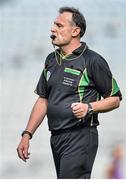 14 September 2014; Referee John Dolan. Liberty Insurance All Ireland Senior Camogie Championship Final, Kilkenny v Cork, Croke Park, Dublin. Picture credit: Ramsey Cardy / SPORTSFILE