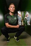 16 September 2014: Shamrock Rovers Conor Kenna during a media day ahead of their EA Sports Cup Final on Saturday. FAI Headquarters, Abbotstown, Dublin. Picture credit: David Maher / SPORTSFILE