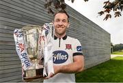 16 September 2014: Dundalk's Mark Rossiter, during a media day ahead of their EA Sports Cup Final on Saturday. FAI Headquarters, Abbotstown, Dublin. Picture credit: David Maher / SPORTSFILE