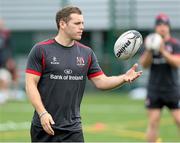 18 September 2014; Ulster's Darren Cave during the squad captain's run ahead of their Guinness PRO12, Round 3, match against Cardiff Blues on Friday. Ulster Rugby Squad Captain's Run, Ravenhill Park, Belfast, Co. Antrim. Picture credit: John Dickson / SPORTSFILE
