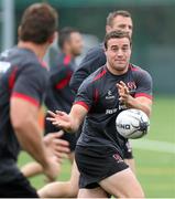 18 September 2014; Ulster's Rob Herring during the squad captain's run ahead of their Guinness PRO12, Round 3, match against Cardiff Blues on Friday. Ulster Rugby Squad Captain's Run, Ravenhill Park, Belfast, Co. Antrim. Picture credit: John Dickson / SPORTSFILE