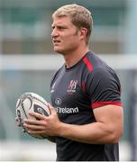 18 September 2014; Ulster's Franco van der Merwe during the squad captain's run ahead of their Guinness PRO12, Round 3, match against Cardiff Blues on Friday. Ulster Rugby Squad Captain's Run, Ravenhill Park, Belfast, Co. Antrim. Picture credit: John Dickson / SPORTSFILE
