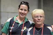 17 September 2014; Team Ireland's Claire Heffernan and Phyllis Naughton. 2014 Special Olympics European Games, Antwerp, Belgium. Picture credit: Ray McManus / SPORTSFILE
