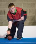 17 September 2014; Team Ireland's Kris Gilroy, from Enniscrone, Co. Sligo, competing competing at the Bocce singles event in the Antwerp Expo. 2014 Special Olympics European Games, Antwerp, Belgium. Picture credit: Ray McManus / SPORTSFILE