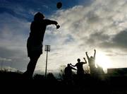 12 February 2007; Hooker Peter Barrett from St. Mary's College during a line-out against Clongowes Wood. Leinster Schools Cup Quarter-Final, Clongowes Wood v St Mary's College, Donnybrook, Dublin. Picture credit: David Maher / SPORTSFILE