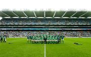 11 February 2007; The Irish rugby squad pose for a team photograph before the first rugby international game at Croke Park. RBS Six Nations Rugby Championship, Ireland v France, Croke Park, Dublin. Picture Credit: Brendan Moran / SPORTSFILE